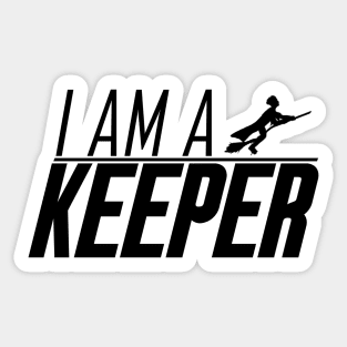 Keeper Black White Sticker